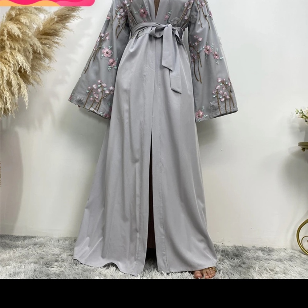 FLORAL ABAYA
